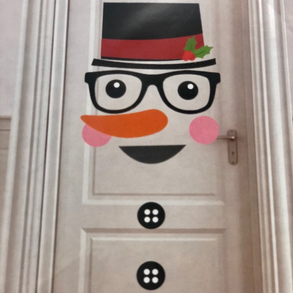 HAPPY HOLIDAYS Snowman Front Door Decoration